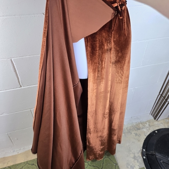 Baltic Born copper velour wrap long maxi dress - Picture 6 of 10